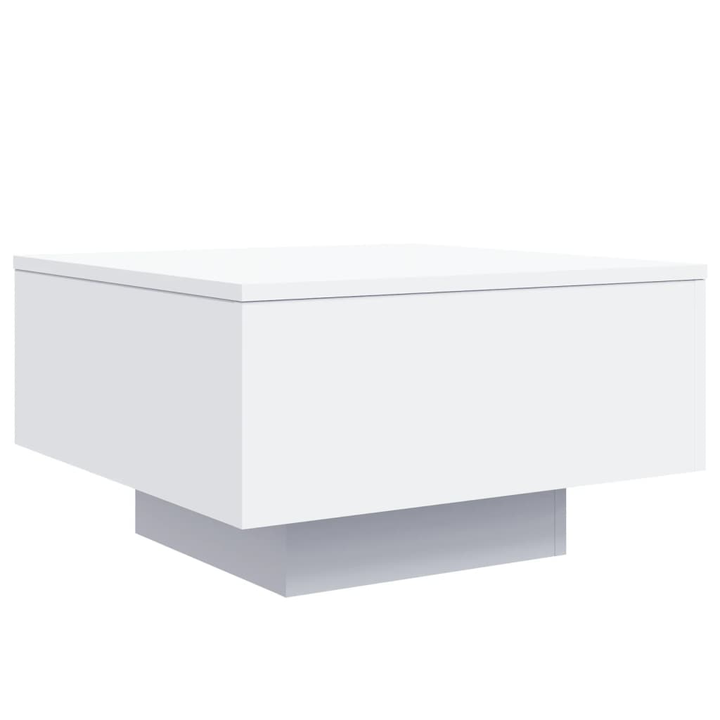 Salontafel tuin 55x55x31 cm DPC en staal grijs kopen