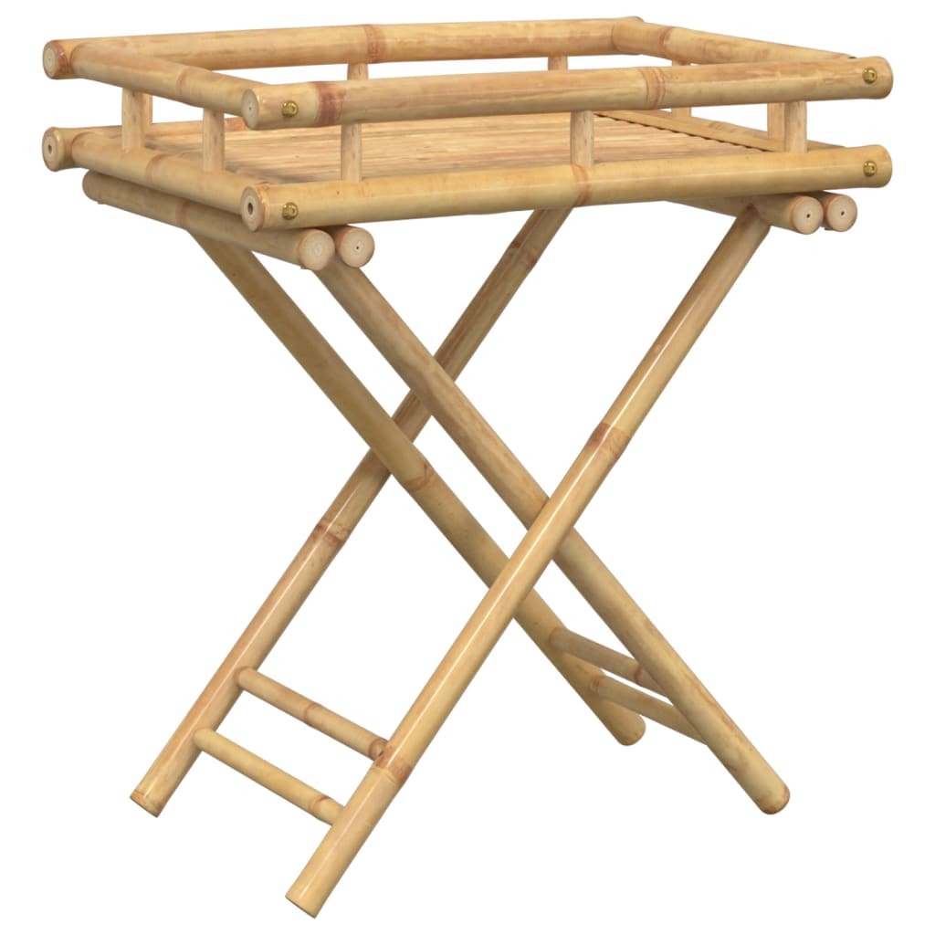 vidaXL Dienbladtafel inklapbaar 60x40x68 cm bamboe