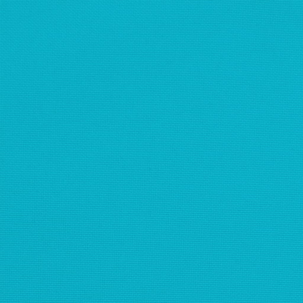 vidaXL Palletkussen 60x60x8 cm oxford stof turquoise