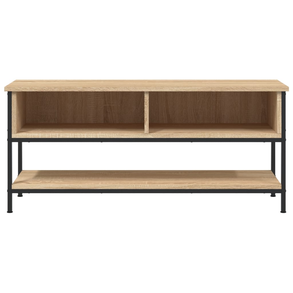 vidaXL Tv-meubel 100x35x45 cm bewerkt hout sonoma eikenkleurig