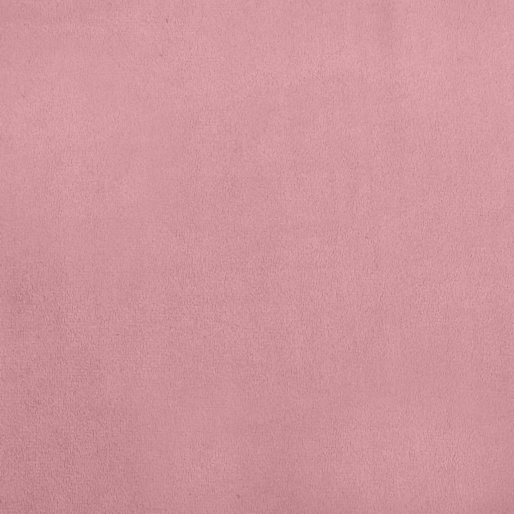 vidaXL Hondenmand 70x45x26,5 cm fluweel roze
