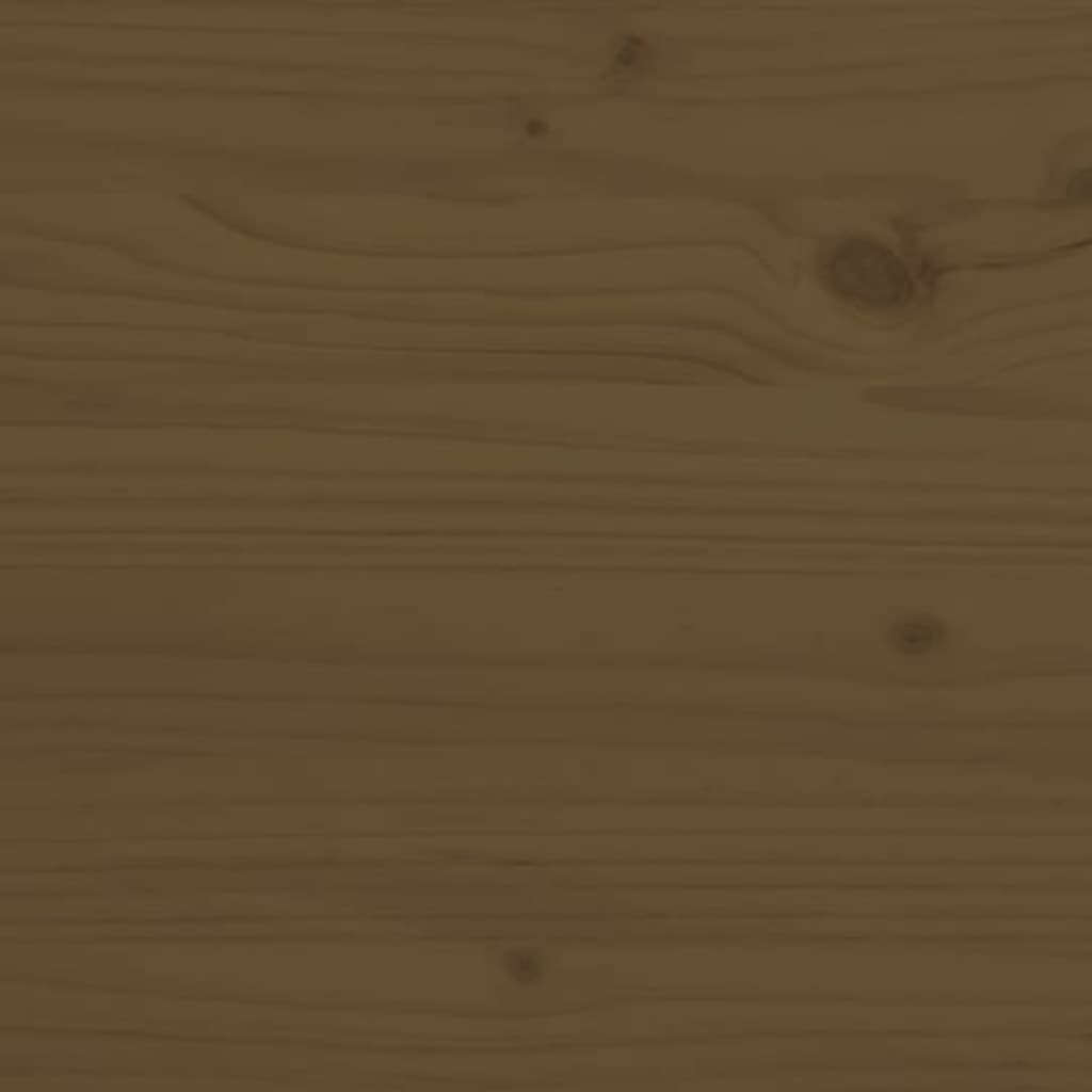 vidaXL Nachtkastjes 2 st 40x34x55 cm massief grenenhout honingbruin