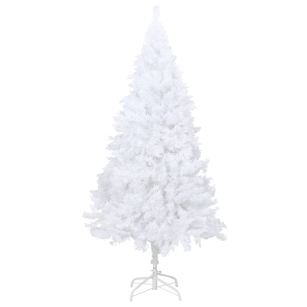 vidaXL Kunstkerstboom met LED's en dikke takken 150 cm wit