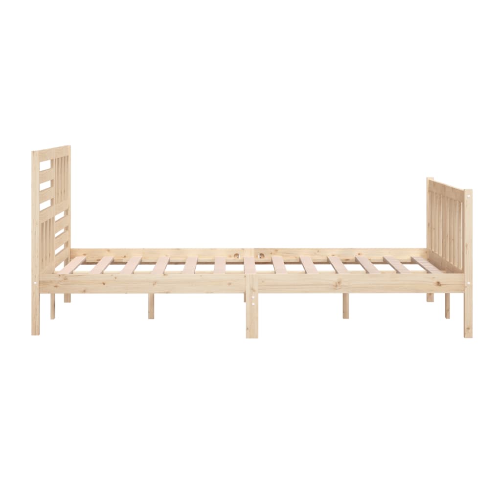 vidaXL Bedframe massief hout 180x200 cm