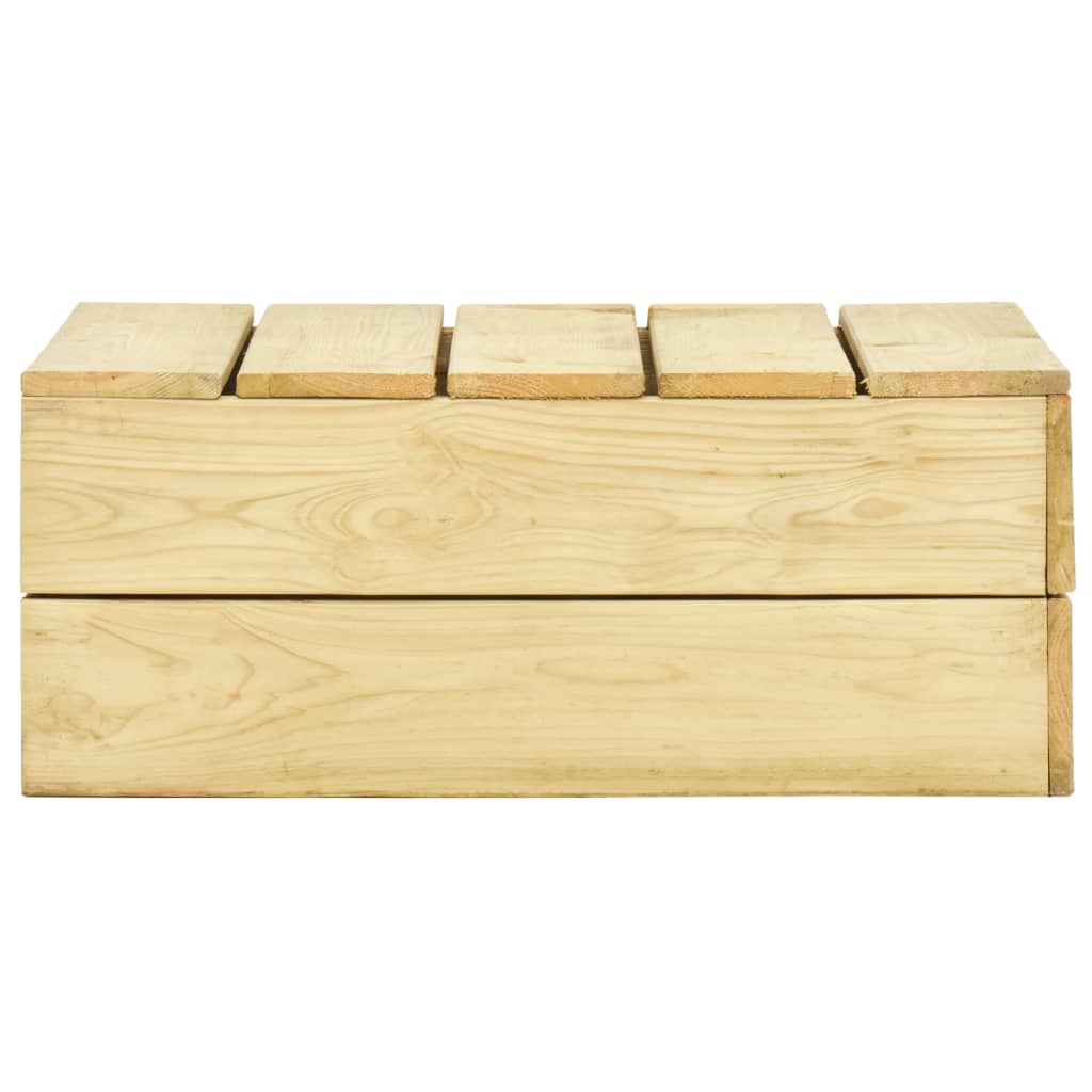 vidaXL 3-delige Loungeset geïmpregneerd grenenhout