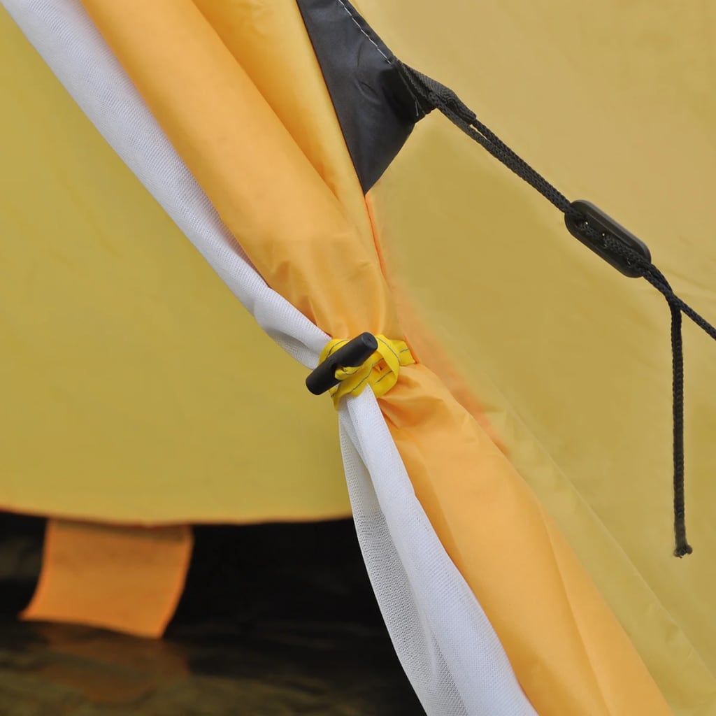 vidaXL Tent 4-persoons geel