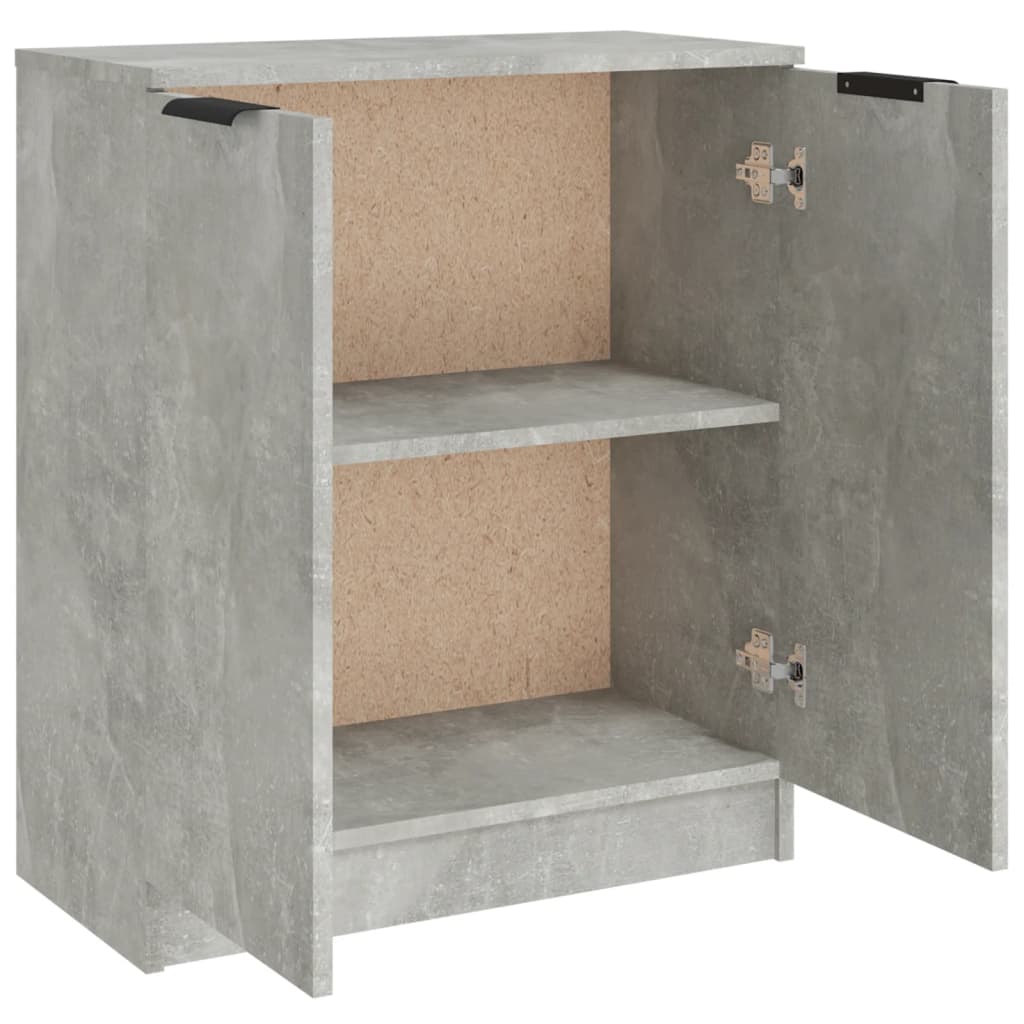 vidaXL Dressoir 60x30x70 cm bewerkt hout betongrijs