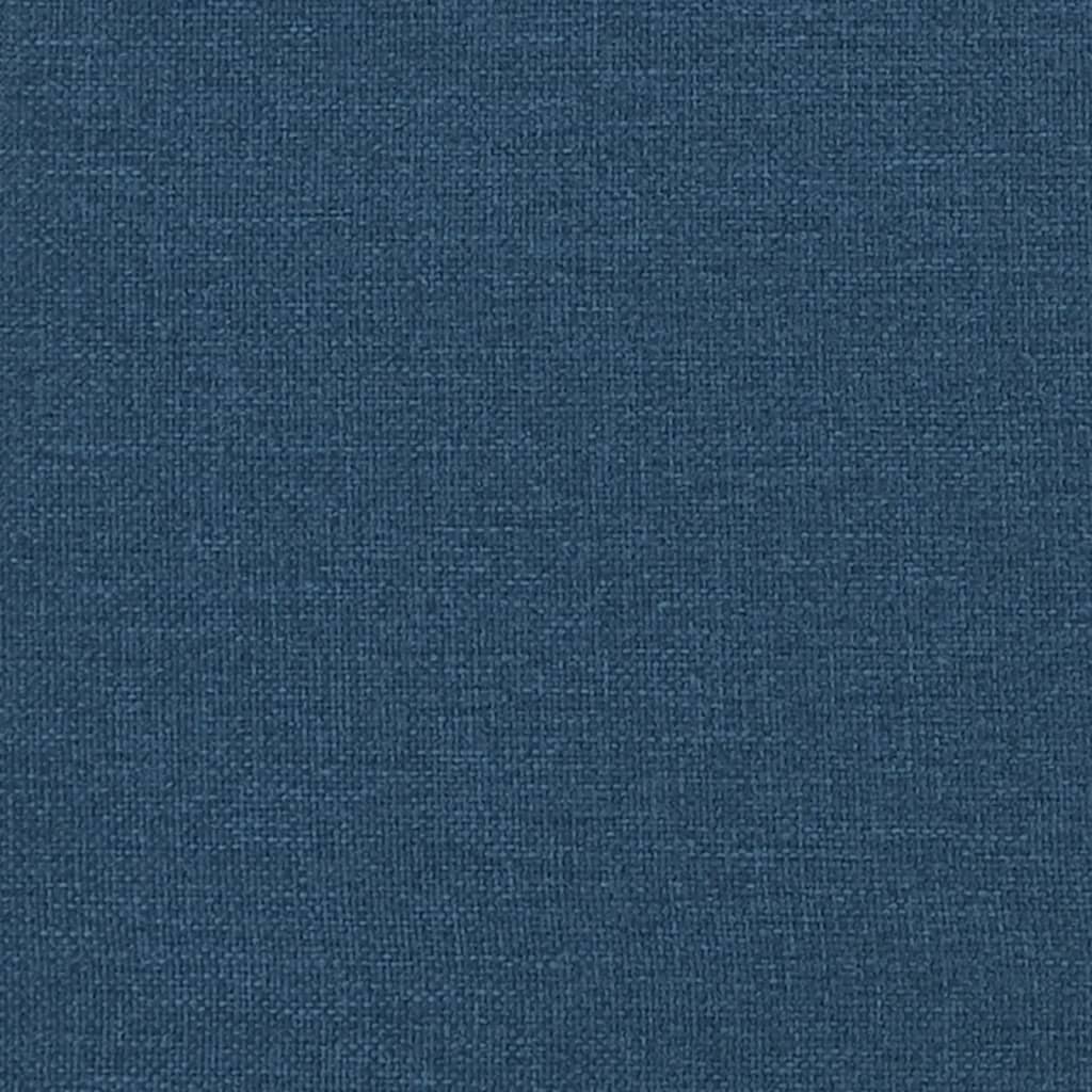vidaXL Driezitsbank Chesterfield-stijl stof blauw