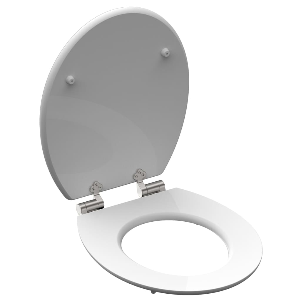 SCHÜTTE Toiletbril met soft-close WATER DROP MDF hoogglans