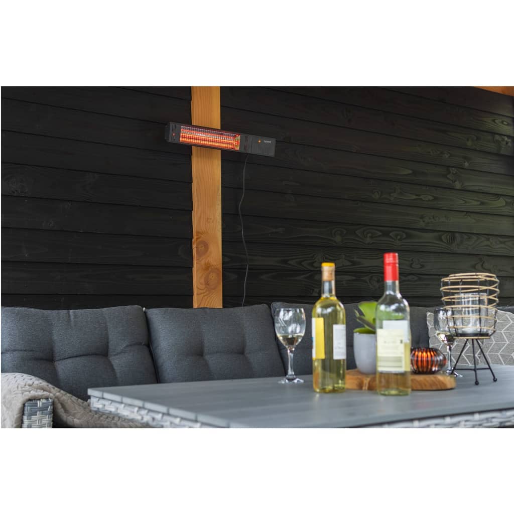Sunred Wandverwarmer Fortuna 1500 W Rose Gold zwart