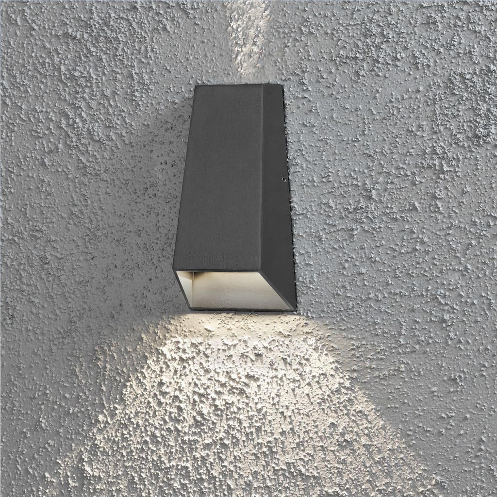 KONSTSMIDE Wandlamp Imola LED 2x3 W donkergrijs