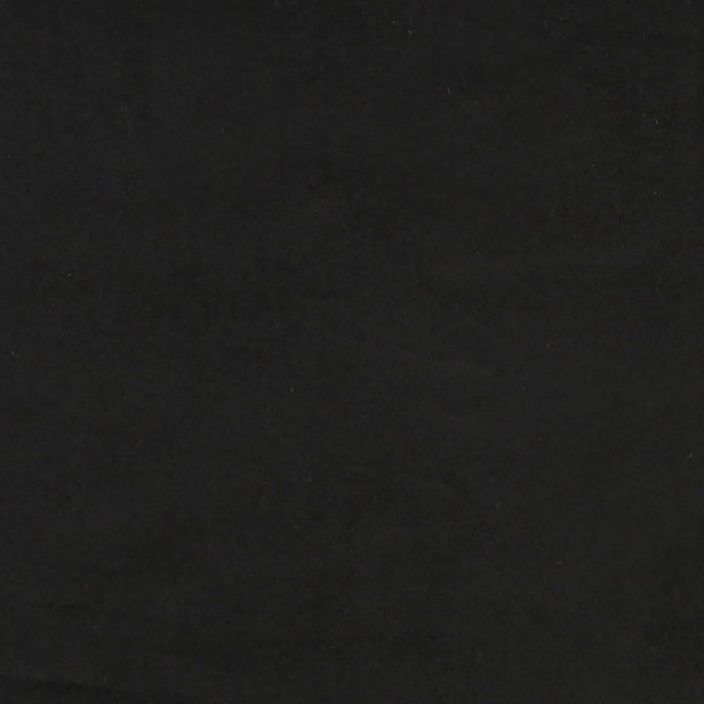 vidaXL Tweezitsbank met sierkussens 120 cm fluweel zwart
