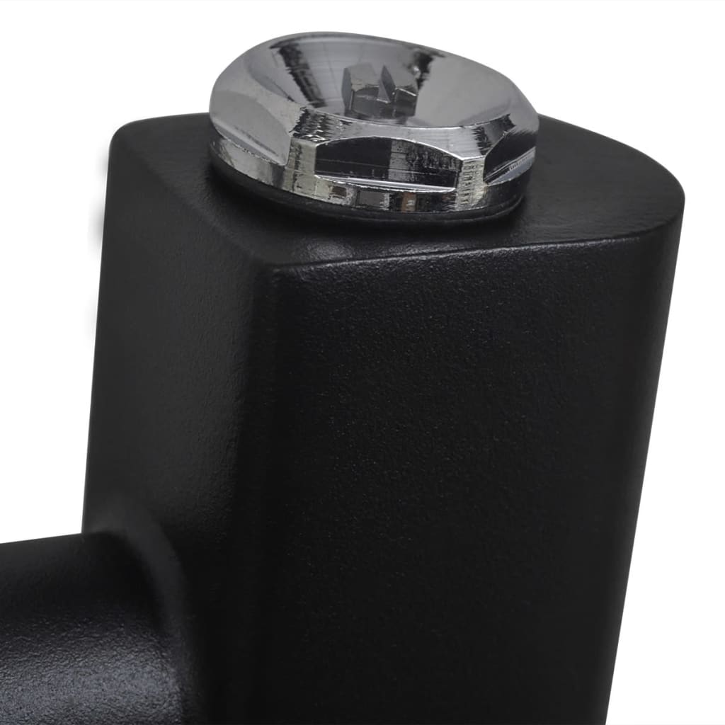 vidaXL Radiator / handdoekenrek recht 600x1160 mm zwart