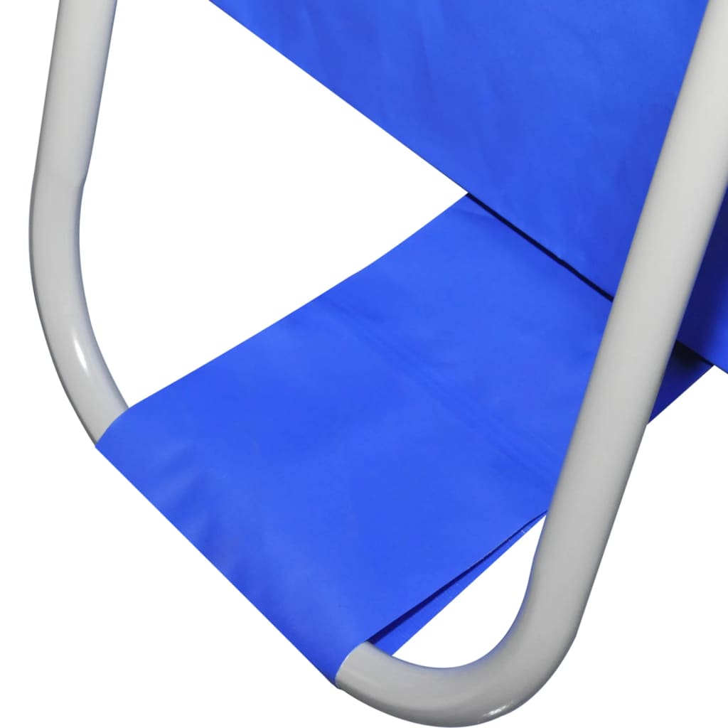 vidaXL Zwembad met stalen frame 400x207x122 cm blauw