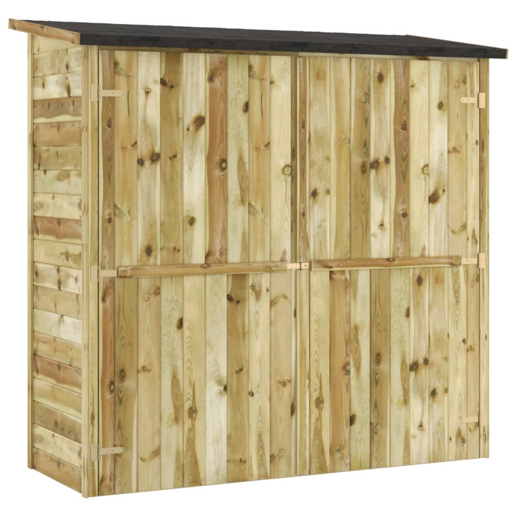 vidaXL Tuinschuur 182x76x175 cm geïmpregneerd grenenhout