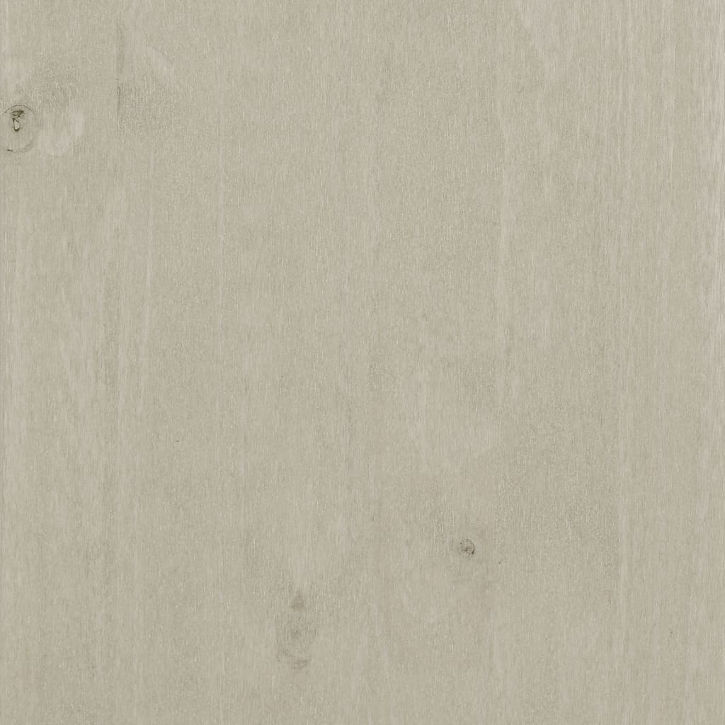 vidaXL Schoenenkast HAMAR 59,5x35x117 cm massief grenenhout wit