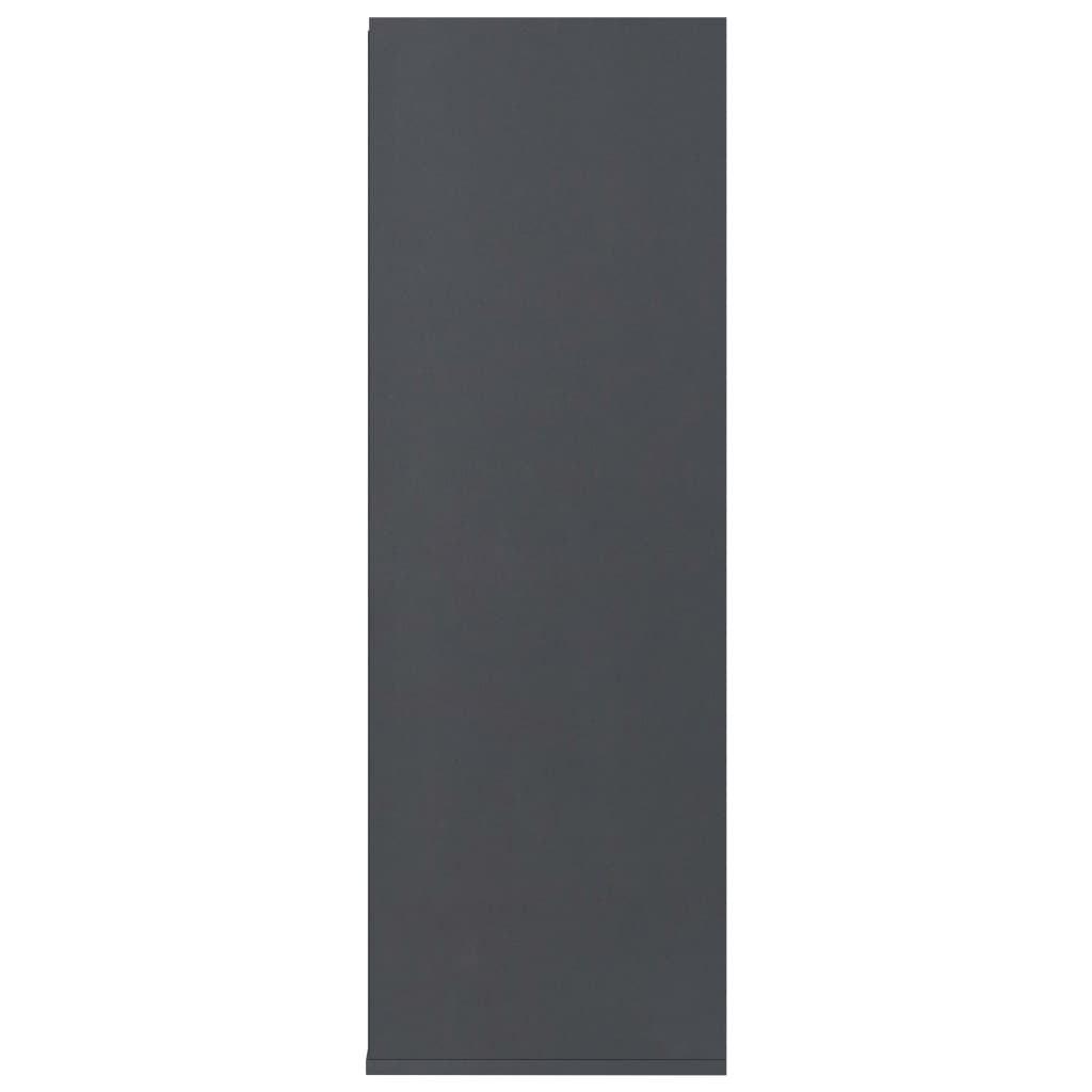 vidaXL Schoenenrek 54x34x100,5 cm bewerkt hout grijs