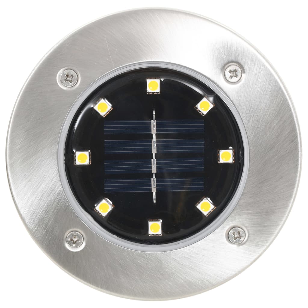 vidaXL Grondlampen 8 st solar LED warmwit
