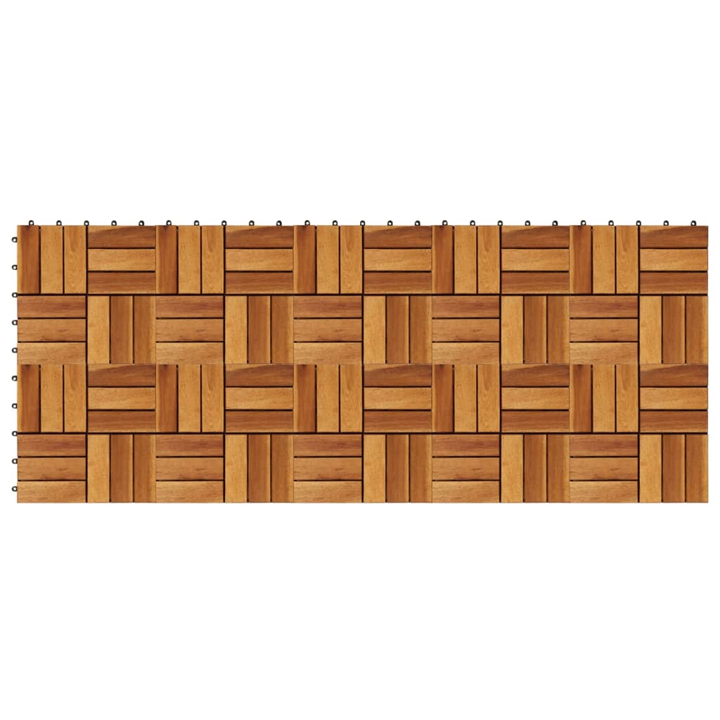 Terrastegels acaciahout 30 x 30 cm (10 stuks)