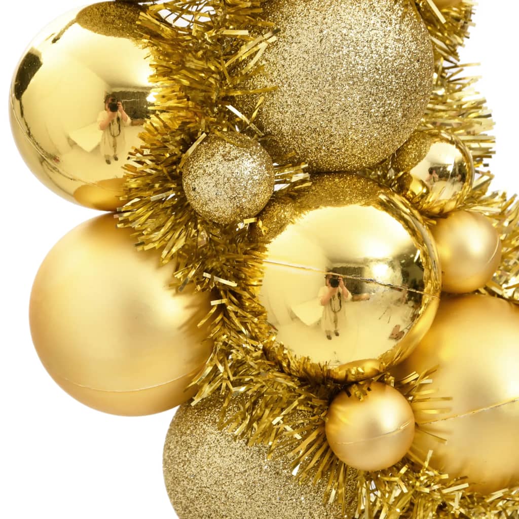 vidaXL Kerstkrans 45 cm polystyreen goudkleurig