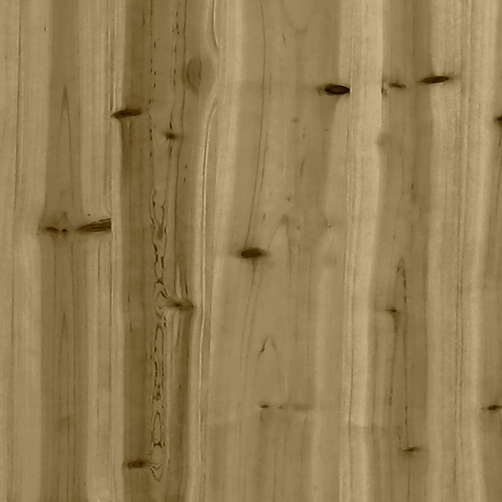 vidaXL Plantenbak 80x80x68,5 cm geïmpregneerd grenenhout