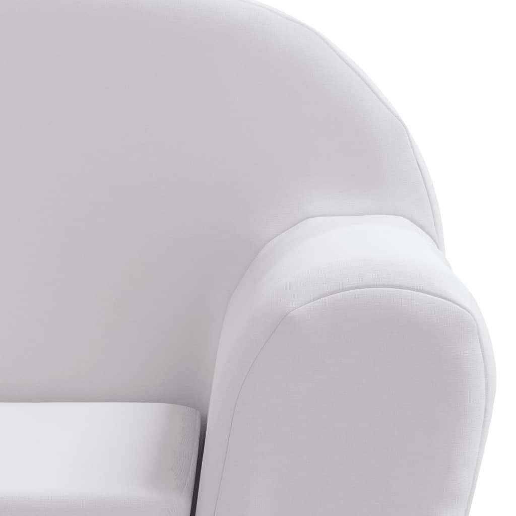 vidaXL Loungestoel voor kinderen uitklapbaar lichtgrijs