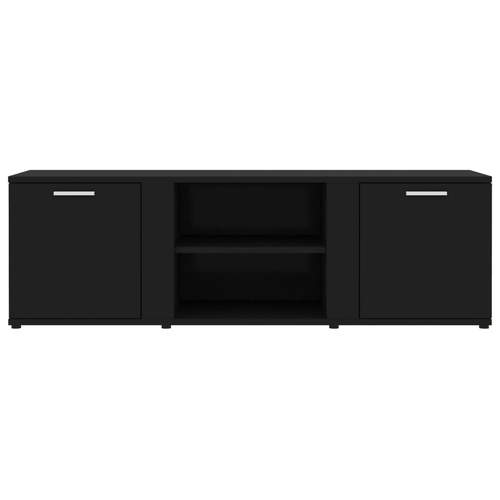 vidaXL Tv-meubel 120x34x37 cm bewerkt hout zwart