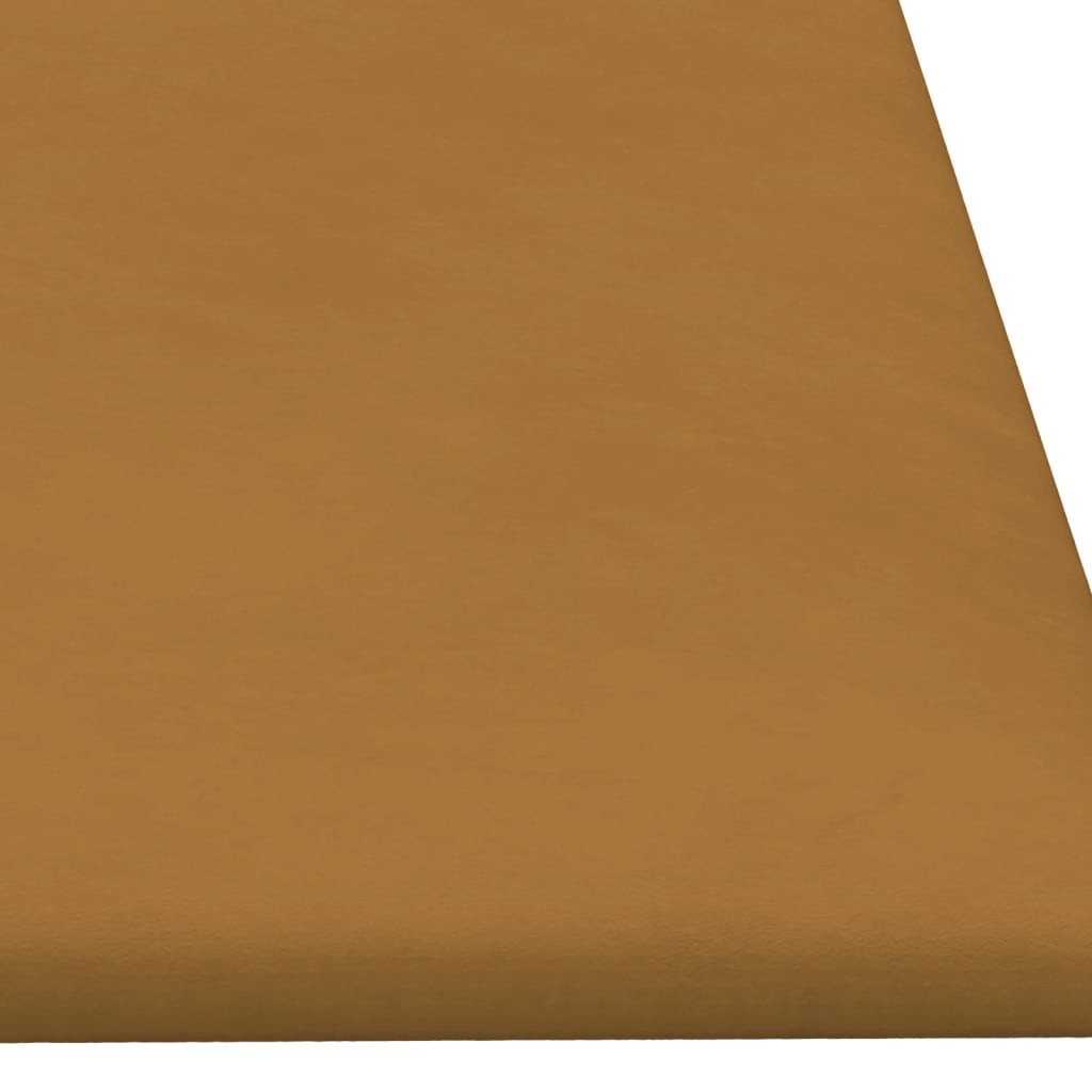 vidaXL Wandpanelen 12 st 3,24 m² 90x30 cm fluweel bruin