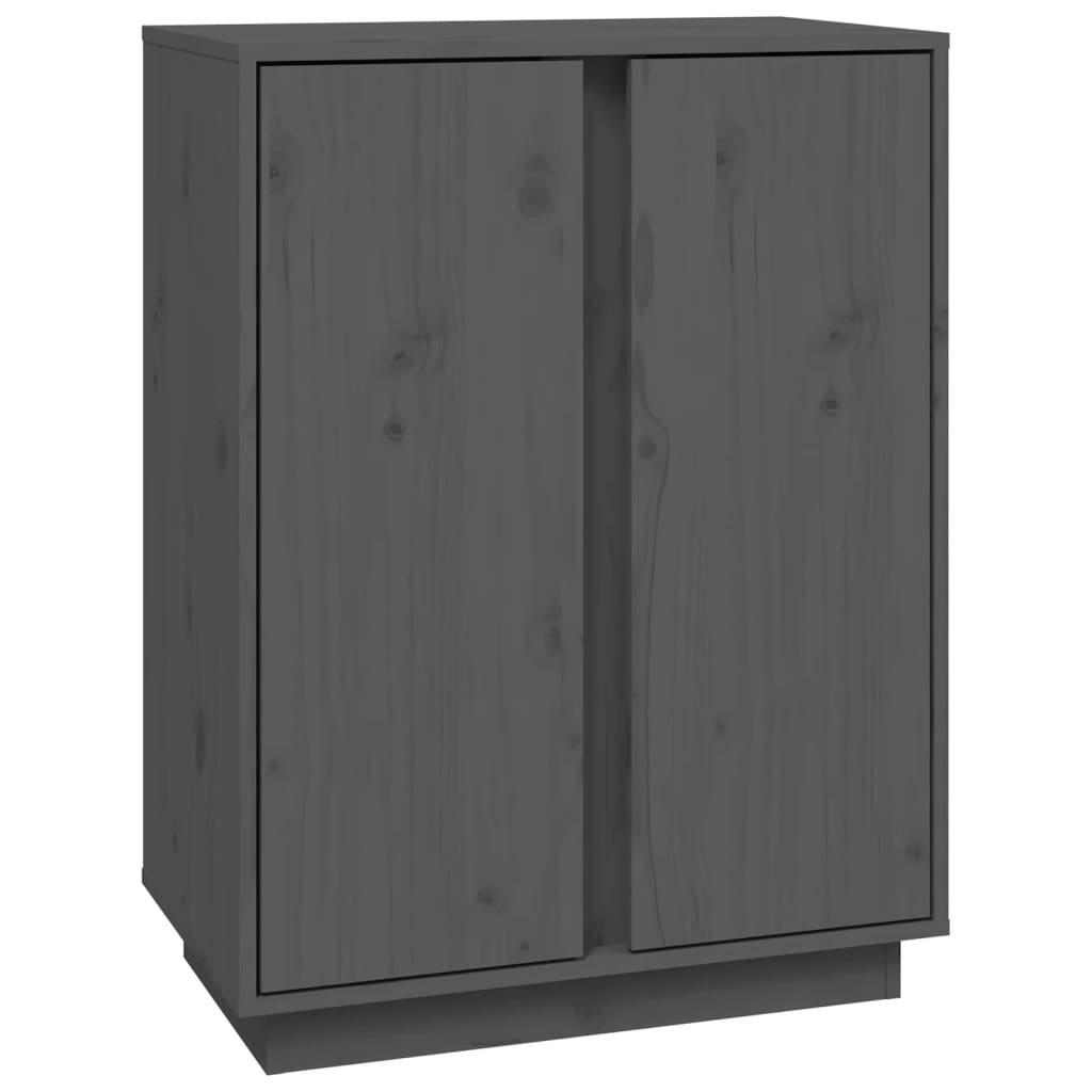 New Gravure Dressoir 200 Cm Grenen Zwart - Gratis thuisbezorgd - De Woon Winkel