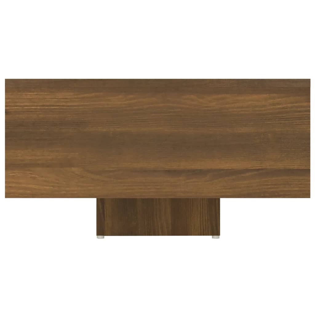 vidaXL Salontafel 85x55x31 cm bewerkt hout bruineikenkleurig