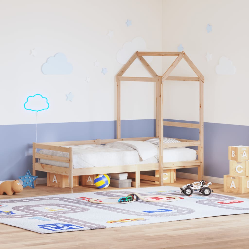 vidaXL Kinderbedhuisje 98x70x176,5 cm massief grenenhout