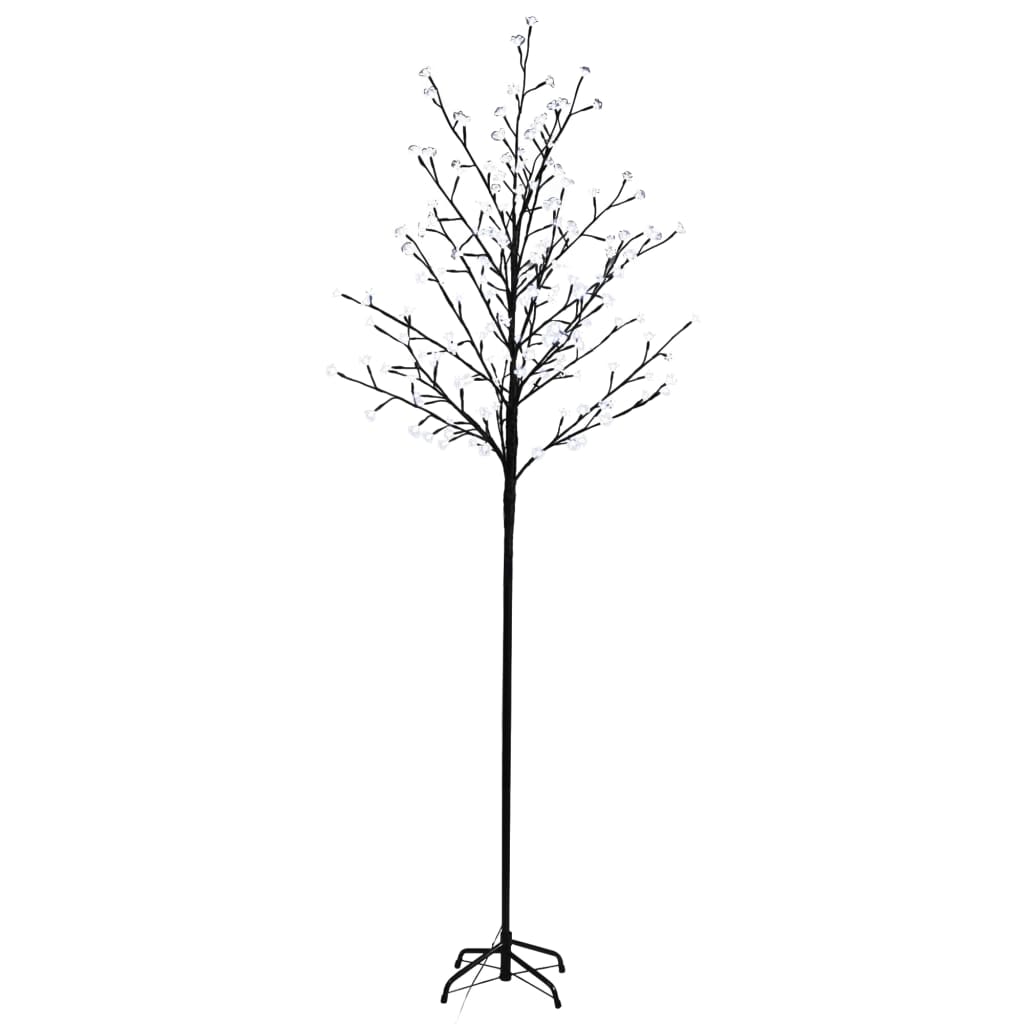 vidaXL Kerstboom LED wit licht kersenbloesem 180 cm