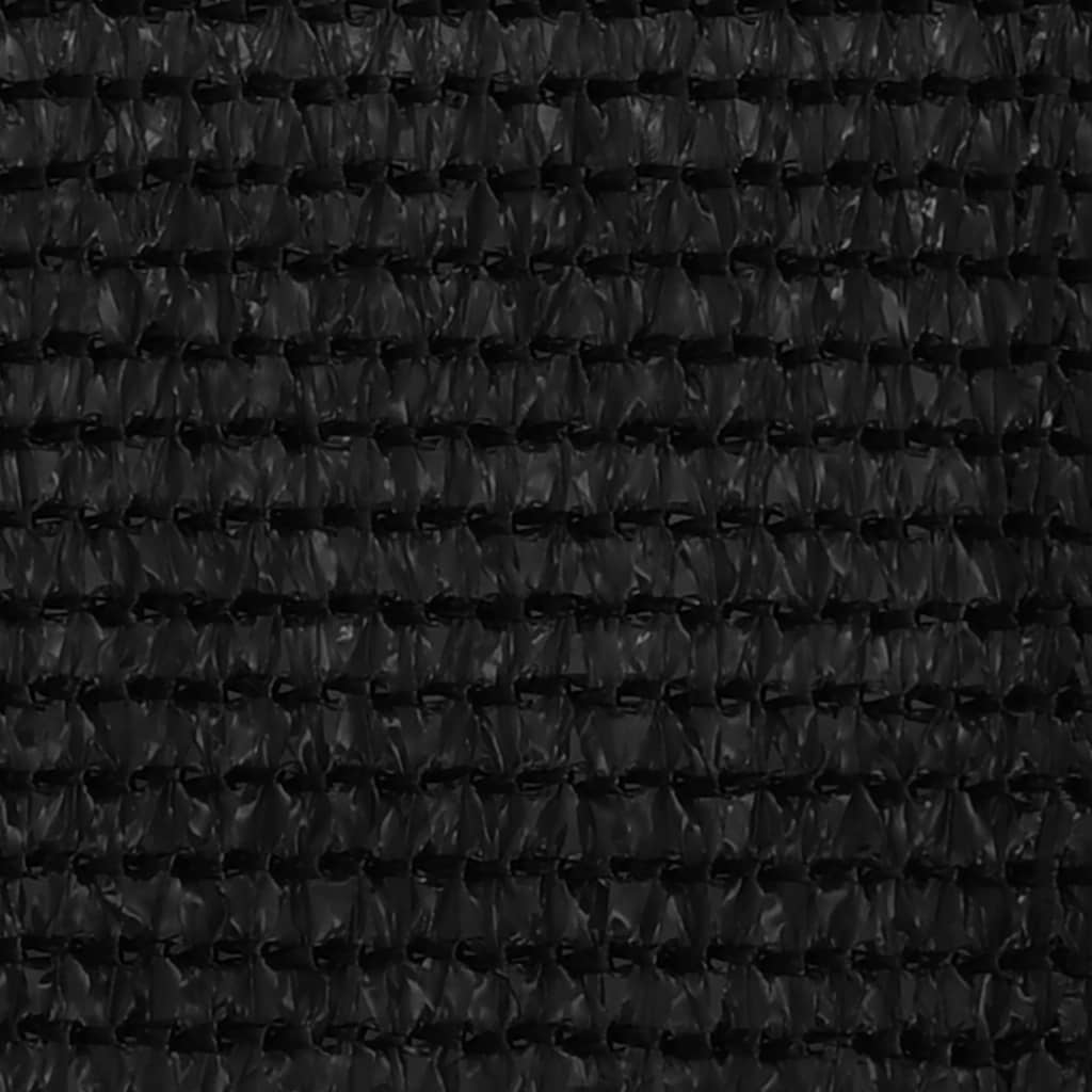 vidaXL Balkonscherm 90x300 cm HDPE zwart