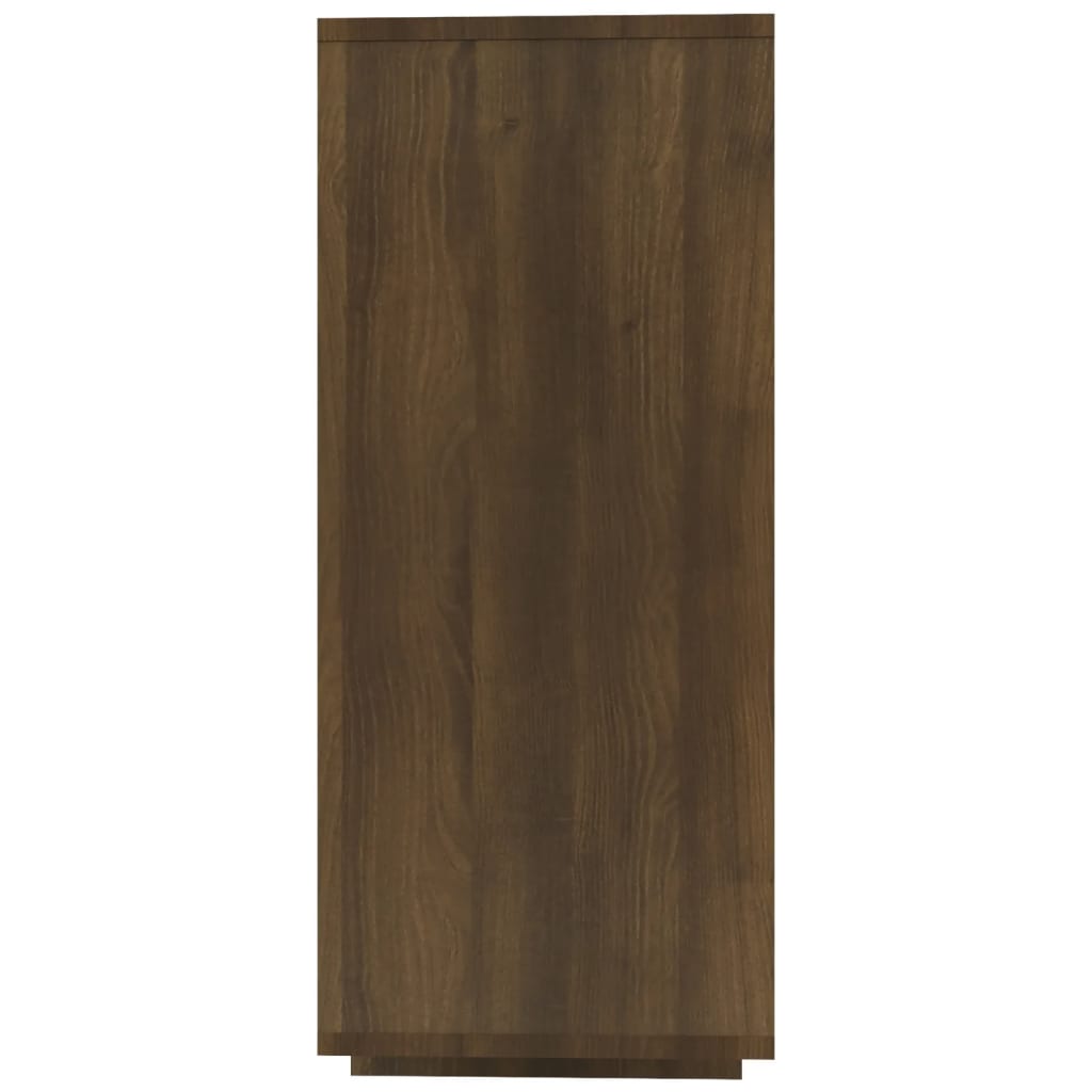 vidaXL Dressoir 120x30x75 cm bewerkt hout bruin eikenkleur