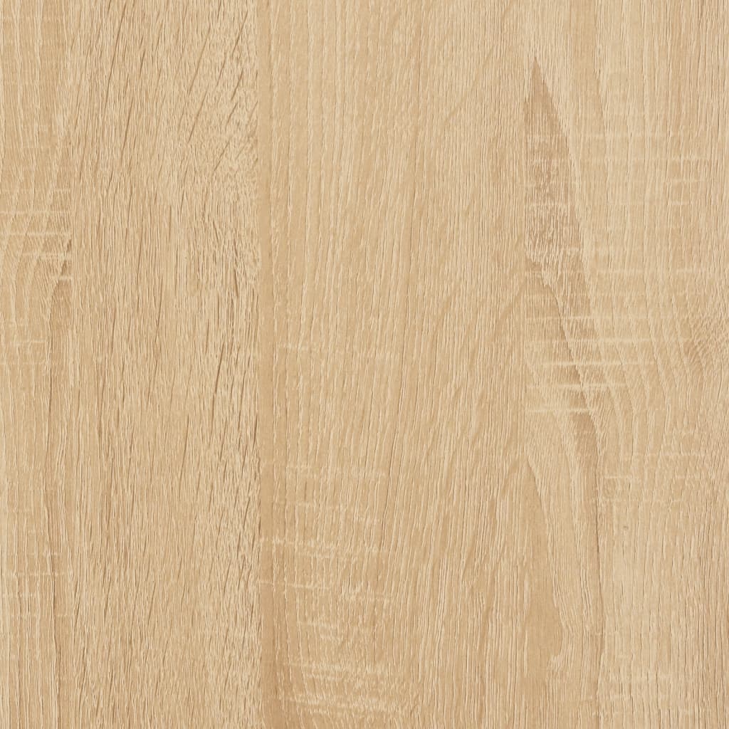 vidaXL Wandtafel 89,5x28x76 cm bewerkt hout sonoma eikenkleurig