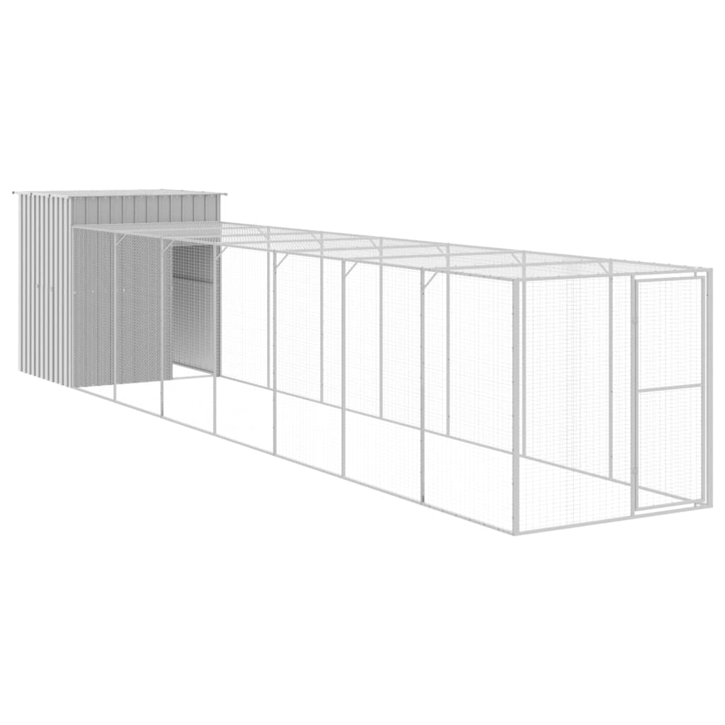 Buitenverblijf | Gegalvaniseerd staal | 2 x 3 x 2 meter | Model 2