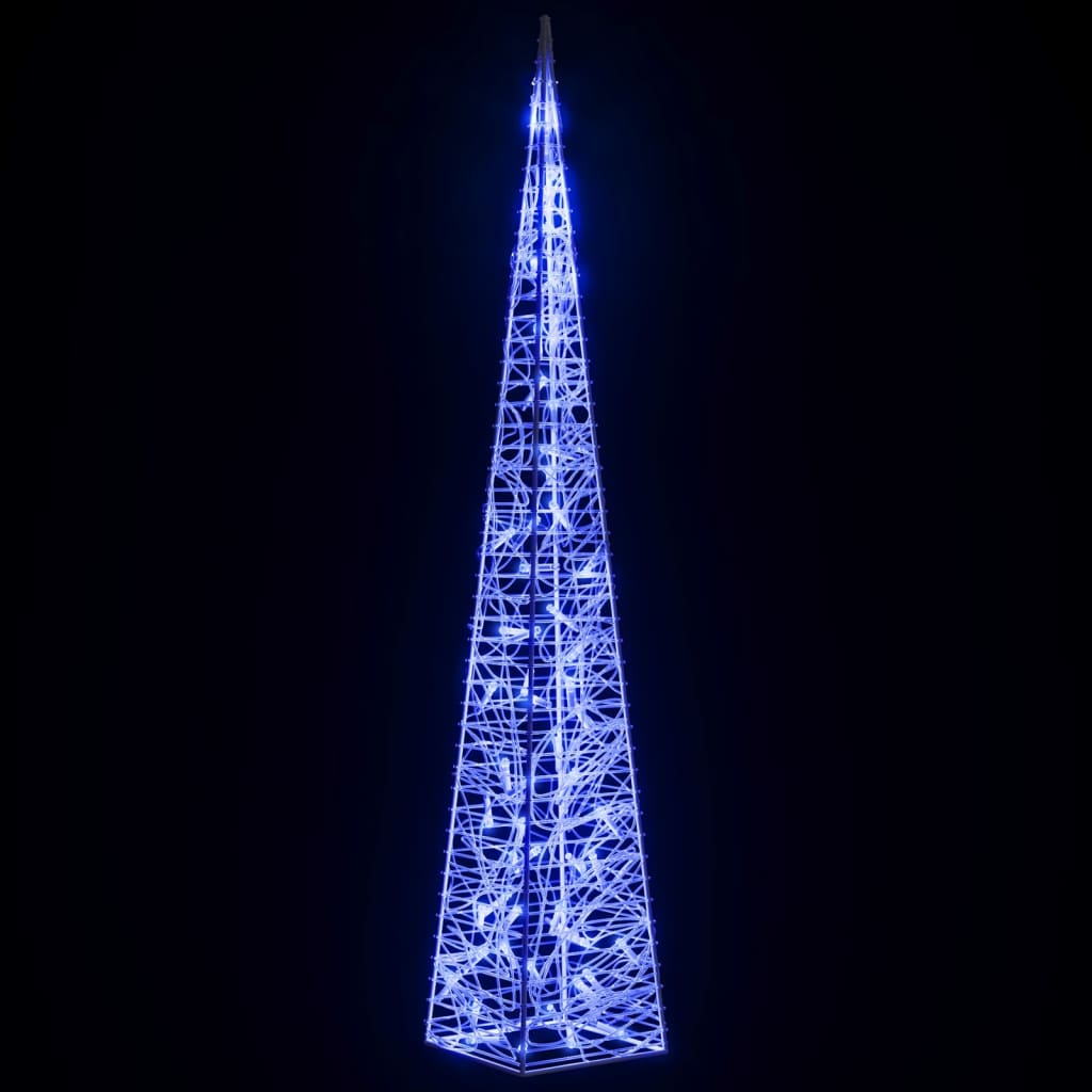 vidaXL Lichtkegel decoratief LED 120 cm acryl blauw