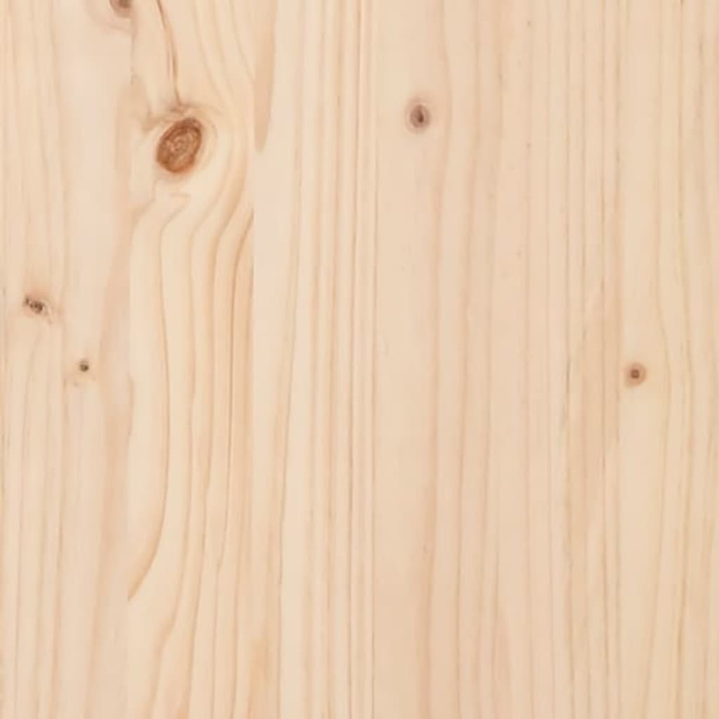 vidaXL Plantenbak met schap 82,5x54x81 cm massief grenenhout