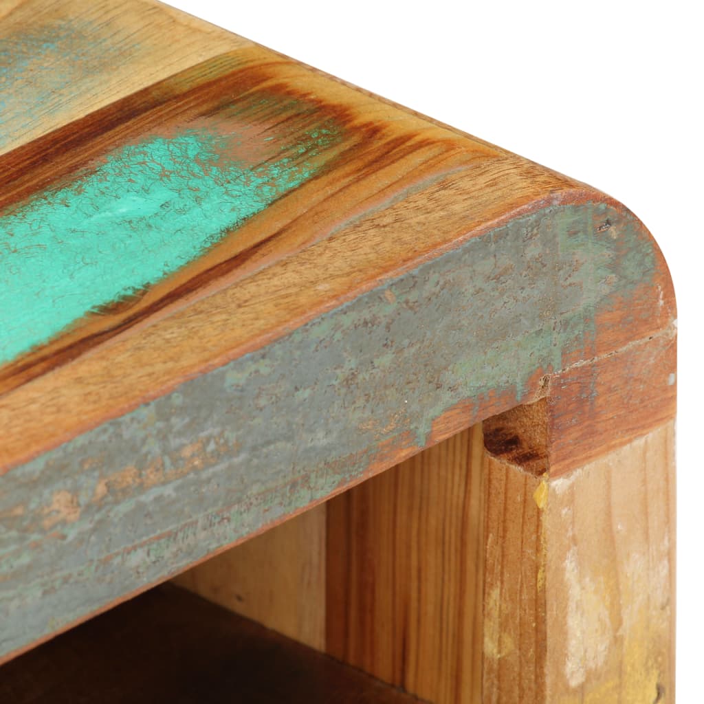 vidaXL Nachtkastje 30x30x41 cm massief gerecycled hout