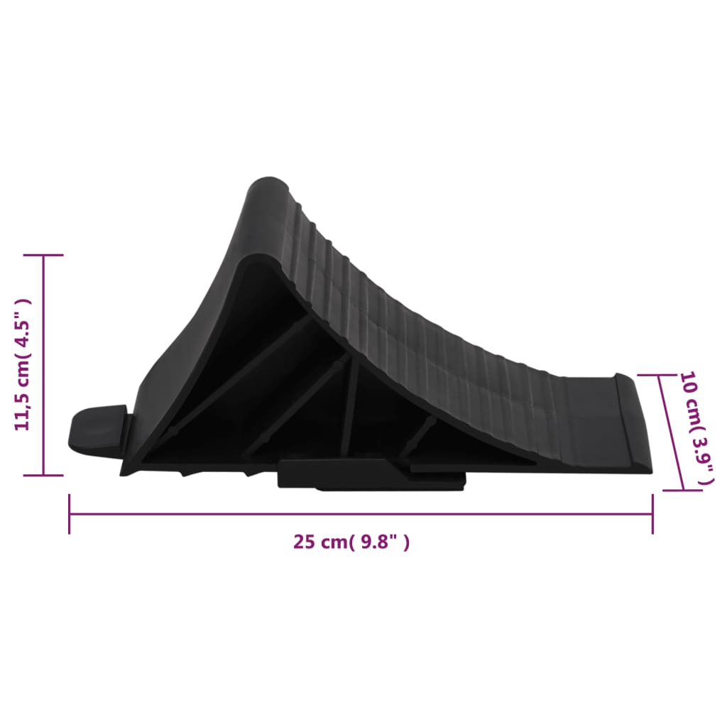 vidaXL Neuswiel met 2 staanders en 2 spanklemmen 60 mm