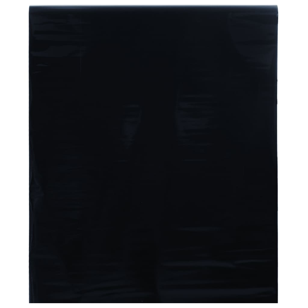 vidaXL Raamfolies 3 st statisch mat PVC zwart