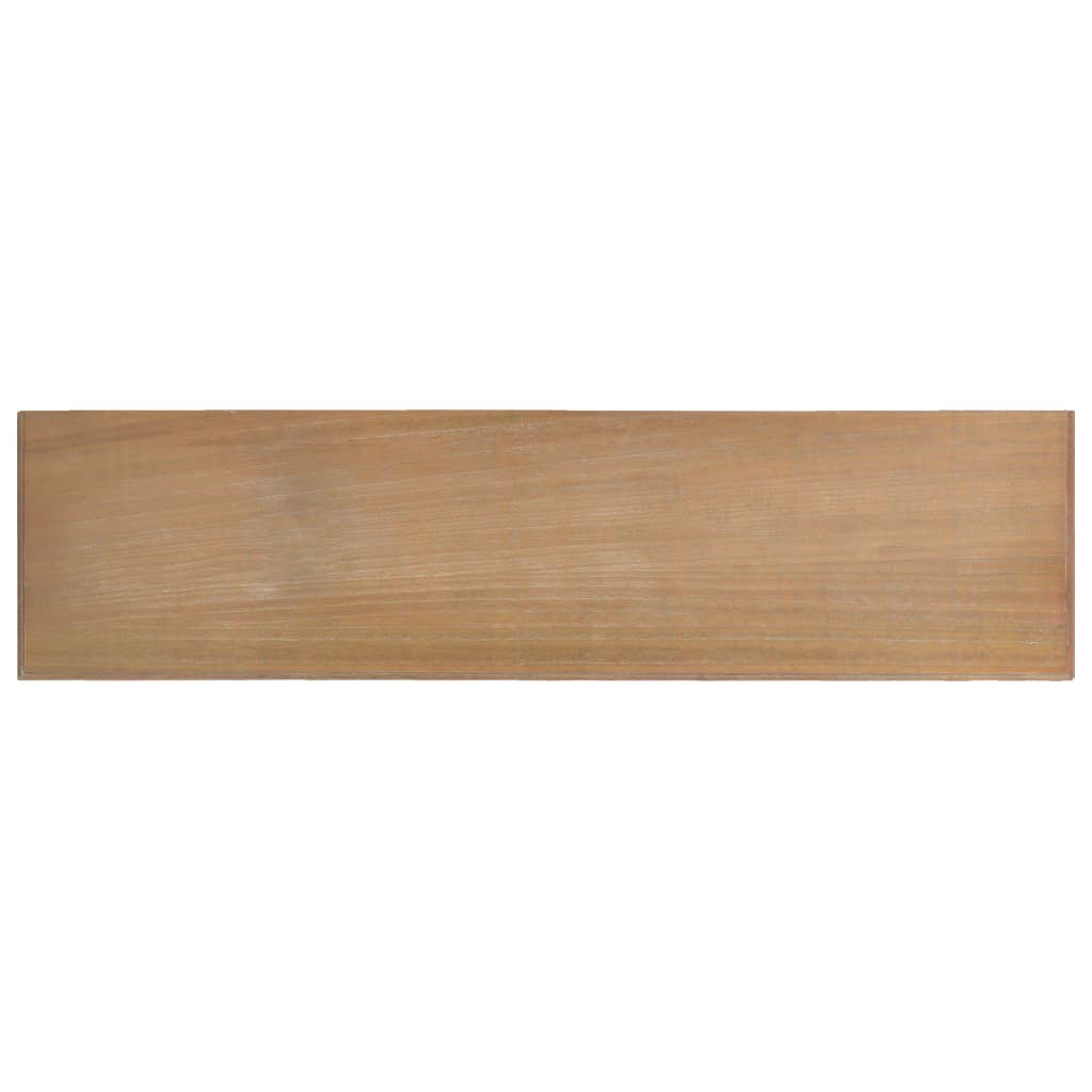 vidaXL Wandtafel 110x30x76 cm bewerkt hout