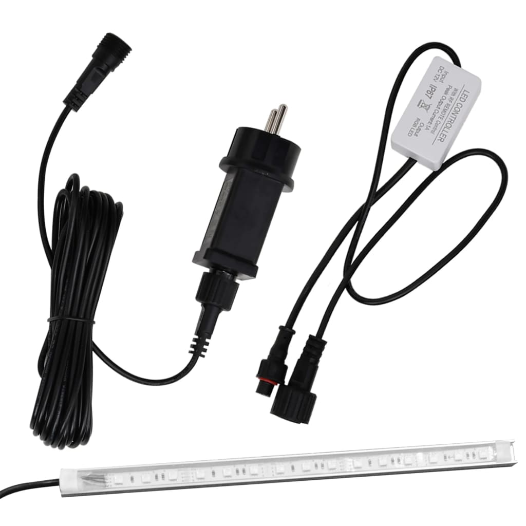 Zwembadwaterval Overloopkanaal 151 X 11,5 X 8 Cm Zwembadfontein Met Kleurrijke Led Strip Slangaansluiting Afstandsbediening Corrosiebestendig Voor Vijver Buitentuin P 010671453119