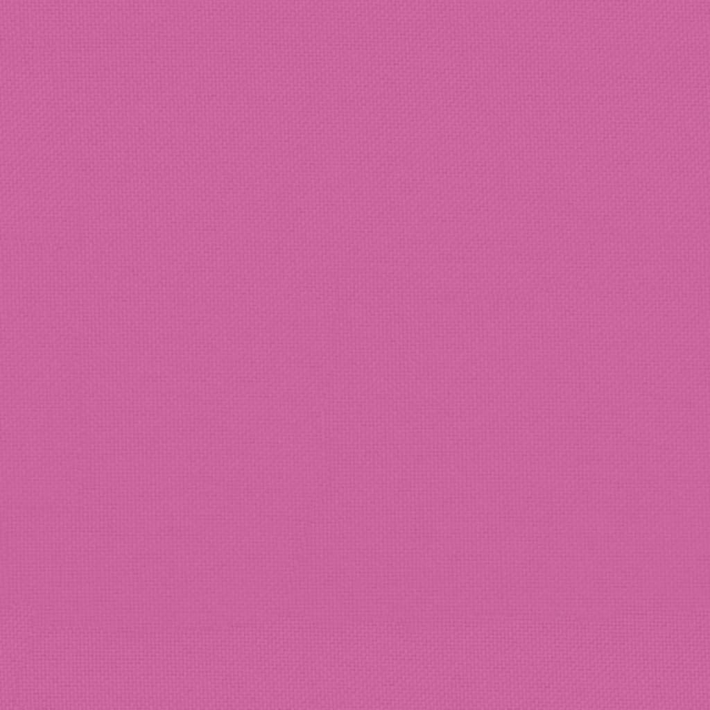 vidaXL Palletkussen 58x58x10 cm oxford stof roze