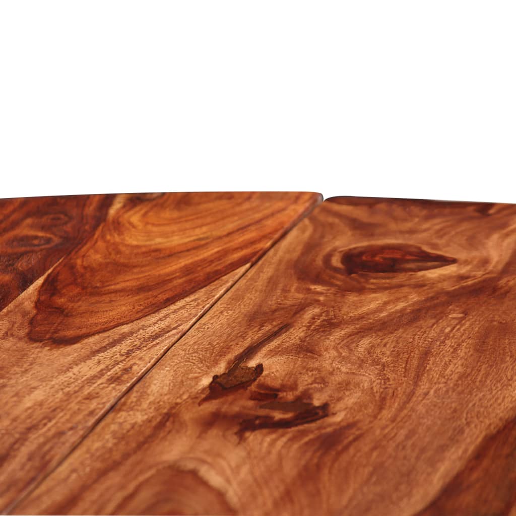 vidaXL Eettafel 120x77 cm massief sheeshamhout