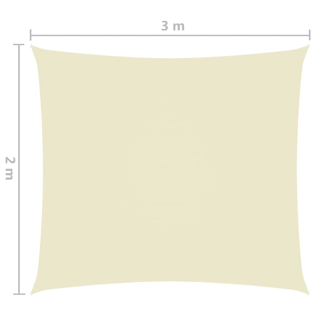 vidaXL Zonnescherm rechthoekig 2x3 m oxford stof groen