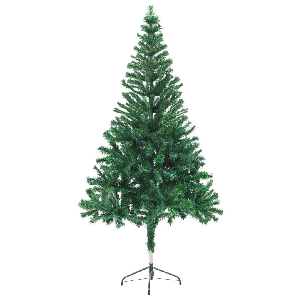 vidaXL Kunstkerstboom met verlichting en standaard 380 takken 150 cm