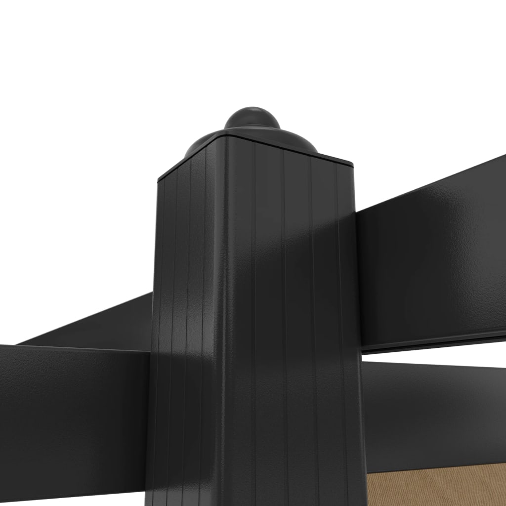 vidaXL Tuinprieel met uittrekbaar dak 4x3 m taupe
