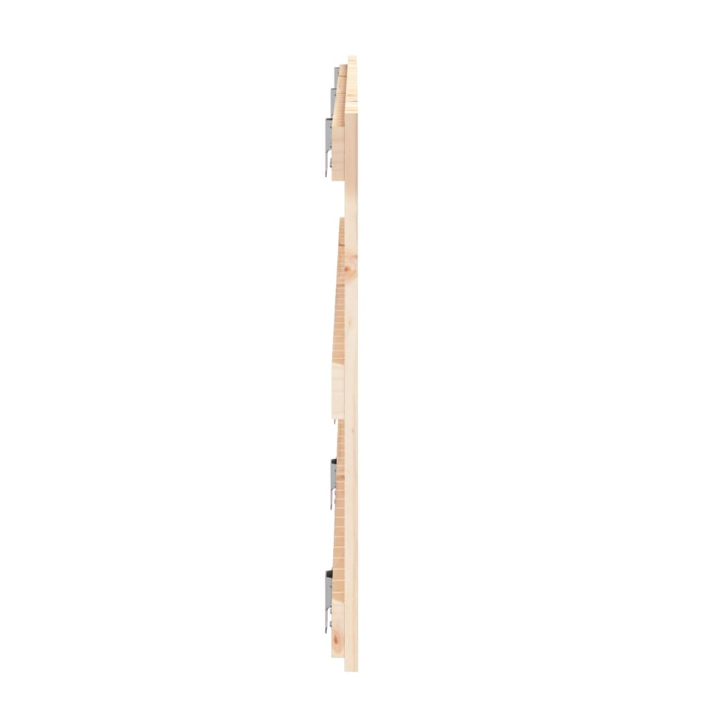 vidaXL Wandhoofdbord 185x3x60 cm massief grenenhout