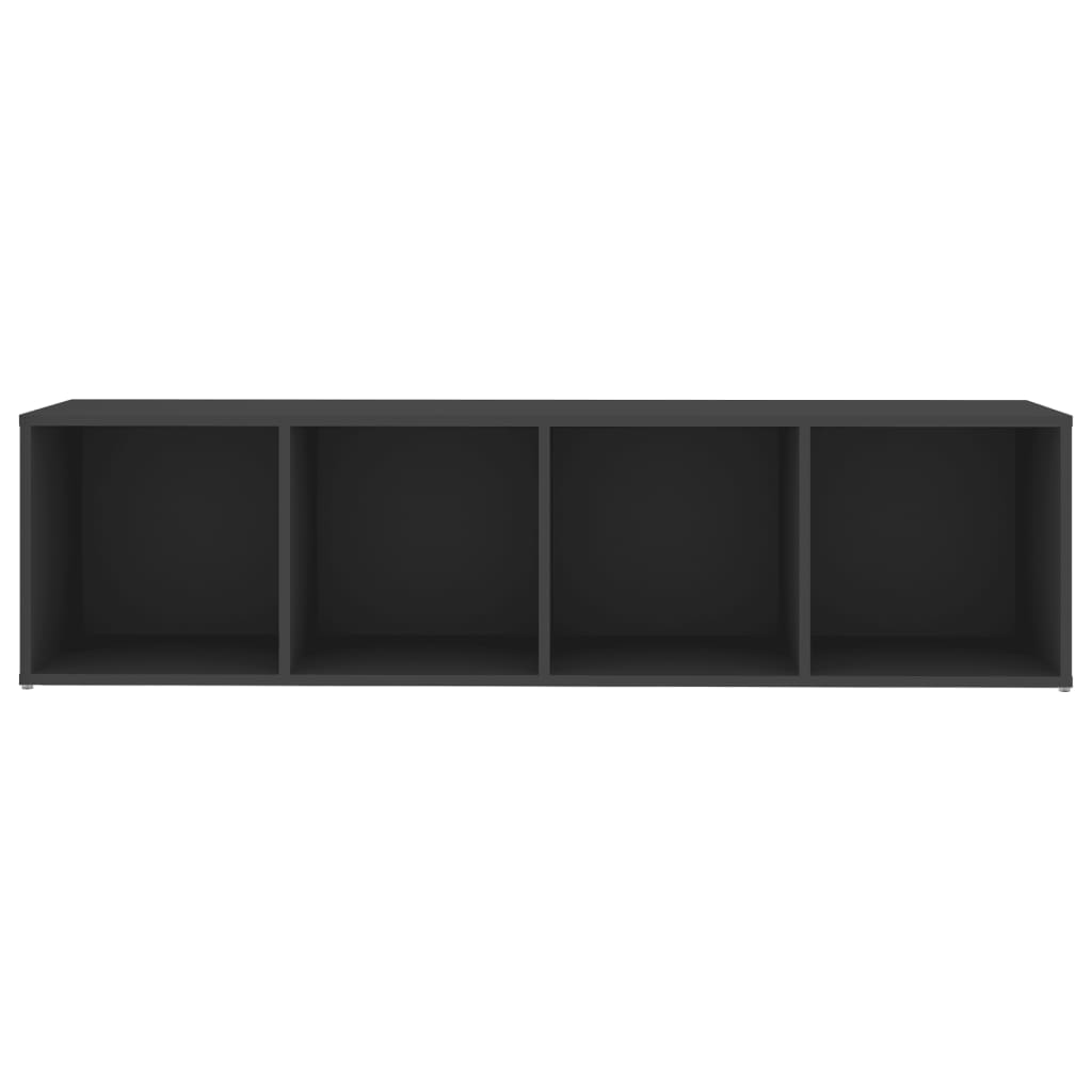 vidaXL Tv-meubel 142,5x35x36,5 cm bewerkt hout grijs